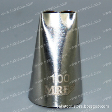 Food grade Stainless steel cake decorating tools, flower piping nozzles with high quality#100
